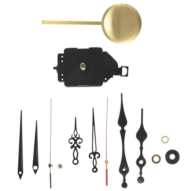 Quartz Pendulum Clock Movement Mechanism DIY Kit with 3 Pairs Different