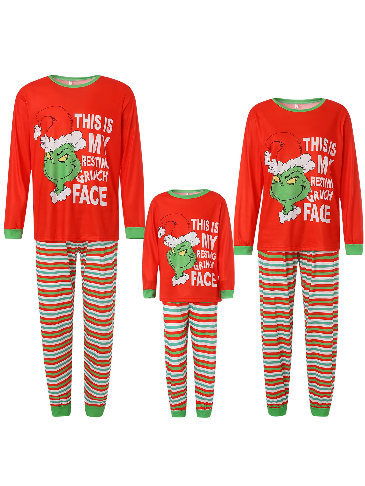 Grinch **inspired** Christmas Pajamas Kleding Unisex kinderkleding Pyjamas & Badjassen Pyjama 