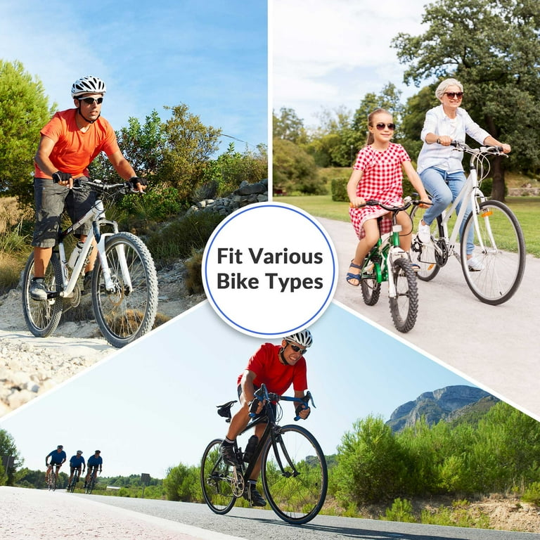 Yescom Bike Rack Storage Hanger 5 Bicycles Wall Mount Holder 3 Rails 8 Hooks Garage