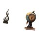 thumbnail image 5 of Escultura abstracta de fuego, estatua de resina, figura de escritorio, figura de globo terráqueo, reloj de mesa, adorno único adecuado para oficina, s, 5 of 8