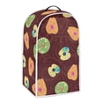 thumbnail image 2 of HELLHERO Abstract Floral Pattern Dust Cover 1pc Food Processor Cover Polyester Easy to Clean for Kitchen Counter Hand Strap, 2 of 6