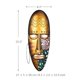thumbnail image 4 of Tooarts African Face Mask Art Wall Hanging Iron Mask Wall Decoration African Tribal Culture Home or Garden Decor Colorful, 4 of 5