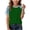 Green, variant on Denim Patchwork T Shirts for Girl Short Sleeve Casual Summer Shirts Crewneck Basic Loose Fit Jean Blouse Lightweight Color Block Tops 4-15 Years