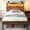Vintage and Black, variant on Casacomoda Twin Bed Frames, Storage Headboard with Charging Station, RGB Light Strips, Solid and Stable, Noise Free, No Box Spring Needed, Easy Assembly, Rustic Brown