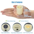 thumbnail image 2 of Velas Votivas LED Candle Idea Blancas sin Llama para Bodas y Navidad, 2 of 6