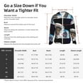 thumbnail image 5 of Uemuo Cat Astronaut Pattern Women's Full Zip UPF 50+ Sun Protection Hoodie Jacket Long Sleeve Sun Shirt Hiking Outdoor Performance with Pockets-XX-Large, 5 of 9