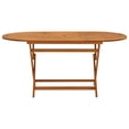 thumbnail image 2 of Mesa de jardín plegable VidaXL VidaBella de madera maciza de eucalipto, 2 of 6