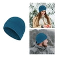 thumbnail image 4 of Gorro de invierno Zulema Gorro con puño Azul, 4 of 7