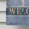 thumbnail image 4 of Carolines Treasures BB5582CHF Bull Terrier Welcome Flag Canvas House Size  Large multicolor, 4 of 4