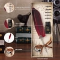 thumbnail image 2 of VABNEER Feather pen gift set Quill Pen Feather Pen  with Ink & 5 Replacement Nibs, 2 of 9