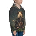 thumbnail image 3 of Daiia Lotus Leaf Starry Sky Guinea Pig for Boys Fashion Hoodies & Sweatshirts with Kangaroo Pocket,Hooded Sweatshirt for Kid, Breathable& Moisture Wicking-Large, 3 of 6