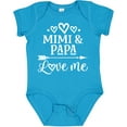 thumbnail image 3 of Inktastic Mimi and Papa Love Me for Grandchild Boys or Girls Baby Bodysuit, 3 of 5