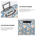 thumbnail image 3 of Kdxio Funny Cute Healthy Teeth Pattern Luggage Cover for Travel,Elastic and Durable,Fits 18-32 Inch,Anti-Scratch Suitcase Protector-No luggage included, 3 of 5