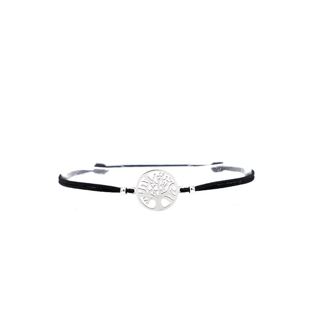 Pulsera elástica hecha para niñas y mujeres - Pulseras elásticas de la amistad para la mejor amiga y la madre - Amuleto de la suerte y talismán - Regalo de San Valentín (Árbol de la vida)