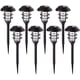 thumbnail image 1 of 8 Packs Solar Lights Outdoor, IP65 Waterproof Solar Garden Lights, Automatic Solar Lamp, Warm White Solar Lights for Garden Path Patio Walkw, 1 of 4