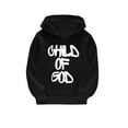 thumbnail image 6 of MAWOTEA Child of God Double Side Print,Girls hoodie Fleece Lined Made From 50% Cotton 50% Polyster,Long Sleeve Design Size 5 Years- Size 12 Years, 6 of 8