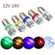 thumbnail image 1 of 10pcs Ba9s Car Led Light T4w T11 5050 5 Smd Interior Bulbs Dc 12v 24v Super Bright License Plate Lamp Auto Lighting White, 1 of 5