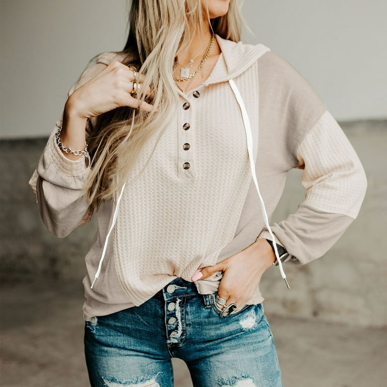 Hooded drawstring boyfriend trends sale