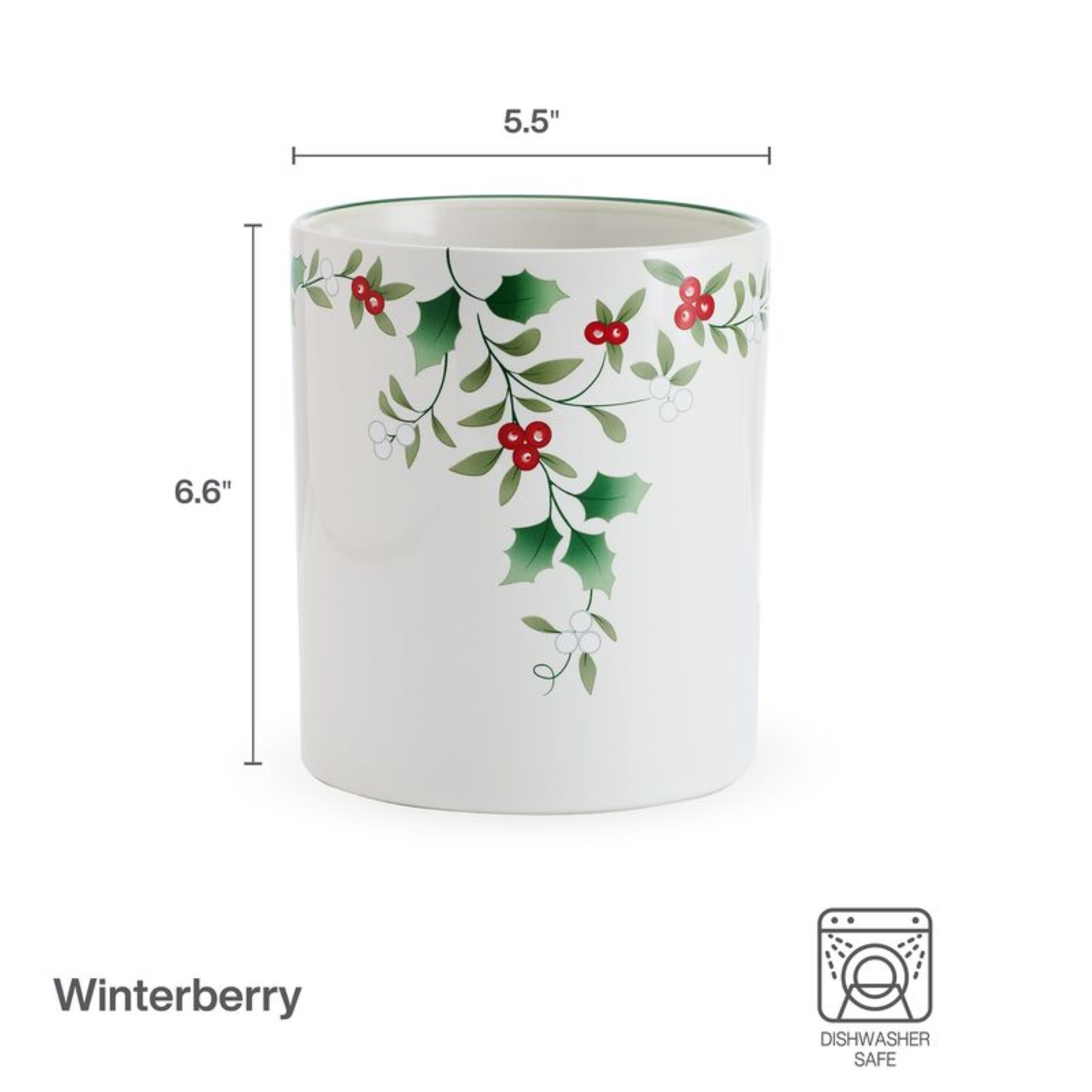 Pfaltzgraff Winterberry Utensil Crock
