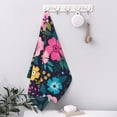 thumbnail image 5 of Amazing Floral Hand Towels for Bathroom Set of 2 Colorful Flowers Hand Towels Soft Absorbent Decorative Hand Towels for Bathroom Kitchen Sports Gym Yoga Home Decor 14 x 28 in, 5 of 6