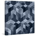 thumbnail image 2 of "Shaded Cubes" Painting Print on Wrapped Canvas, 2 of 7