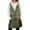 Army Green#19, variant on Women Plush Jacket Warm Solid Color Sleeveless Hooded Zip Up Fuzzy Vest Coat With Pockets Woman Comfortable Indoor Outdoor Wear Jackets,Black,L