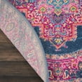 thumbnail image 6 of Nourison Passion Persian Blue 4' x ROUND Area Rug, (4 Round), 6 of 7
