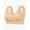 Light Yellow, variant on Women Front Closure Floral Lace Bra Comfort Support Underwire T-Shirt Bralette Soft Wireless Everyday Wear, 2XL/44,