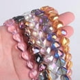 thumbnail image 5 of U8MO 10pcs 14mm Heart Colorful Crystal Glass Loose Beads For Jewelry Making DIY Lot-Green, 5 of 6