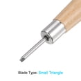 thumbnail image 3 of Uxcell 1.5mm 50# Carbon Steel Small Wood Handle Craft Carving Knife Tool, 3 of 6