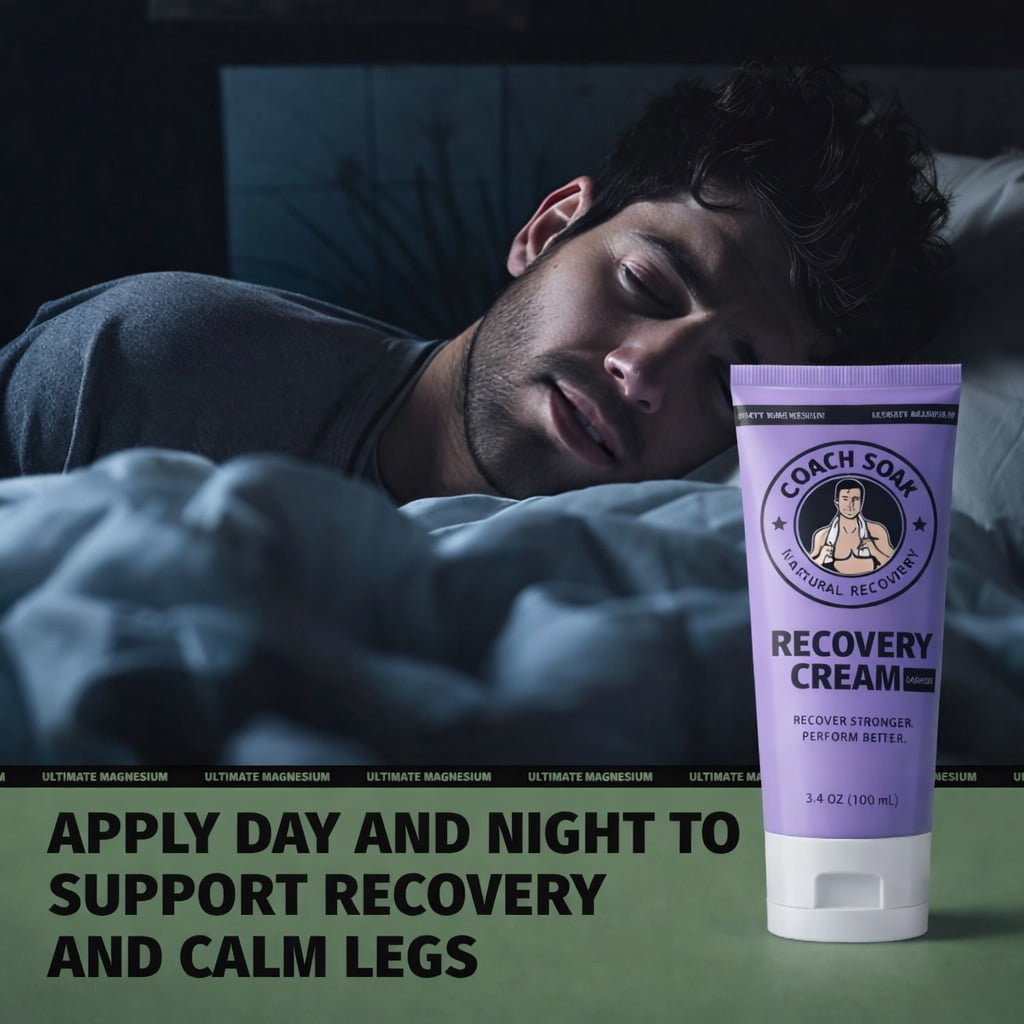 Coach Soak Lavender Magnesium Muscle Recovery Cream