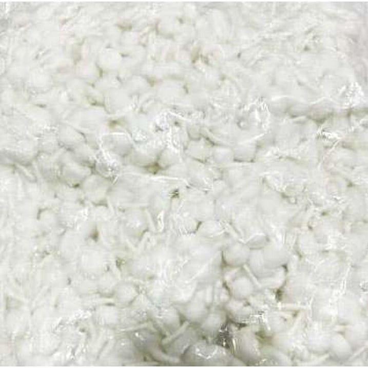 Cotton Pooja (Puja) Wick Baati, Round White Handmade Diya Wicks for Oil Lamp and Aarti, 1000 Count Pack