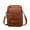 A01-Brown, variant on Small Crossbody Cell Phone Bag for Women, PU Leather Multi-Pocket Phone Purse with Adjustable Strap, Lightweight Shoulder Wallet Bag(7.48 x 5.12 x 1.57 in)