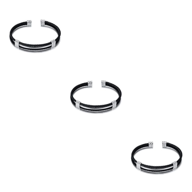 Qarigey de acero inoxidable, tamaño ajustable, Cable multicapa, dije abierto, cadena de mano, brazaletes, accesorio de joyería para mujer, Type1 NO1