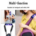 thumbnail image 6 of Renewold Wolf Galaxy Violet Car Seat Belt Pads Soft Car Safety Seat Belt Strap Shoulder Pad for Women Men Breathable Soft Auto Safety Padding Cover, 2 Pieces, 6 of 6