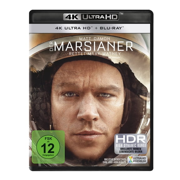 Der Marsianer - Rettet Mark Watney (4K Ultra-HD) ( Blu-ray) (4K Ultra HD) Matt Damon
