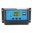thumbnail image 2 of Solar Charge Controller,12V 24V Solar Charge Controller USB PWM Photovoltaic Solar Panel Charge Regulator With LCD Display, 2 of 8