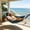 Blue, variant on 200*100 cm Camping Hammock, Hammocks Thickened Canvas Fabric, Two Anti Roll Balance Beam and Sturdy Metal Knot Tree Straps for Travel, Beach, Backyard etc