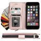 thumbnail image 2 of Funda tipo cartera para iPhone 6 Plus y 6s Plus con cordón y tarjetero de piel sintética, 2 of 5
