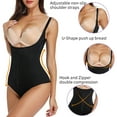 thumbnail image 7 of MISS MOLY Firm Control Shapewear Bodysuit for Women Waist Trainer Body Shaper Tummy Control Corset Zipper Open Bust Bodysuit Butt Lifter, 7 of 7