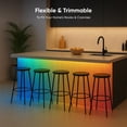 thumbnail image 4 of RGBW Lightstrips with Matter, 16.4ft 50 Color Zones Bluetooth & WiFi Smart LED Strip Lights Work with Apple Home, Google Home, LED Lights for Bedroom, App & Voice Control, 4 of 8