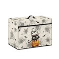 thumbnail image 2 of HELLHERO Cat Spider Web Pattern Sewing Machine Cover with Pockets for Extra Accessories Lightweight Washable Fabric Everyday Uses, 2 of 8