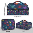 thumbnail image 3 of Iauyy Casserole Carrier for Hot Food Insulated Casserole Travel Carry Bag with Lid Food Warmer Bag for Party/Picnic,Handprint Pattern, 3 of 7