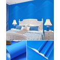 thumbnail image 3 of Papel tapiz autoadhesivo de PVC Liuwei color verde brillante impermeable para decoración de paredes, 3 of 5