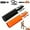 Black+orange, variant on Leaf Blower Air Booster, Universal Leaf Blower Nozzle Attachment, Cordless Leaf Force Air Booster for 2–4 Inch Blower Tubes, Easy to Install Airflow Accelerator, Yard Cleanup Artifact (Black)