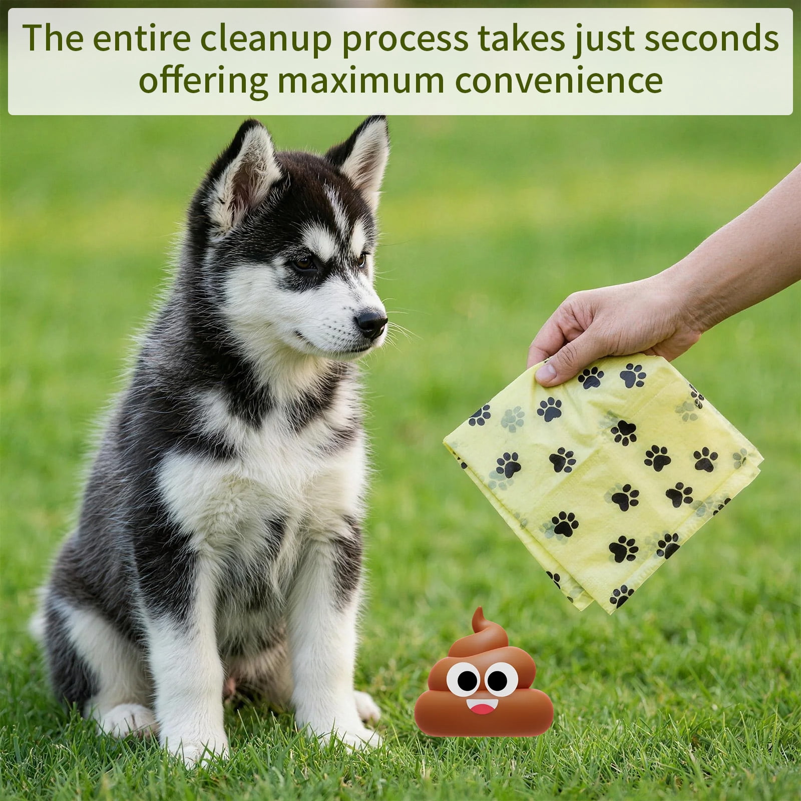 Welan Dog Poop Bags Dog Waste Bags,Eco-Friendly Poop Bags,36 Rolls 540 Counts 1C Thickness,9"X12",Green