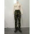 thumbnail image 5 of Camo Print Flap Pocket Cargo Pants (XL, MultiBlack), 5 of 7