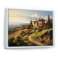 thumbnail image 2 of Designart "Country beauty Tuscan Splendor" Landscapes Floater Framed Wall Decor, 2 of 7