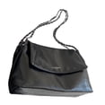 thumbnail image 4 of Bolso bandolera de piel sintética para mujer, moderno y suave, tipo tote. Negro, 4 of 7