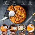 thumbnail image 2 of U Chef Rebanador de pizza de acero inoxidable U Chef Rebanador de acero inoxidable, 2 of 6